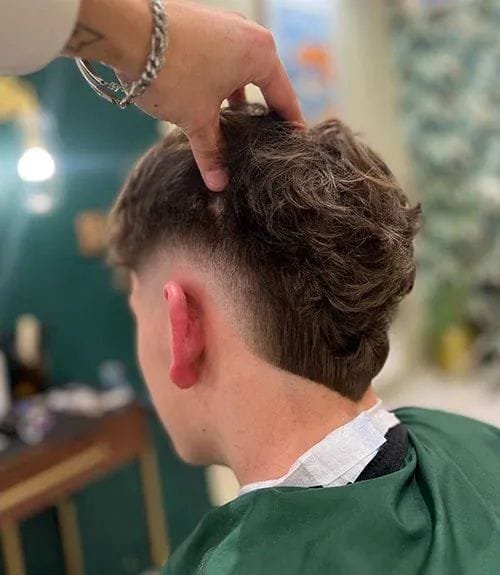 Fade Haarschnitt von hinten